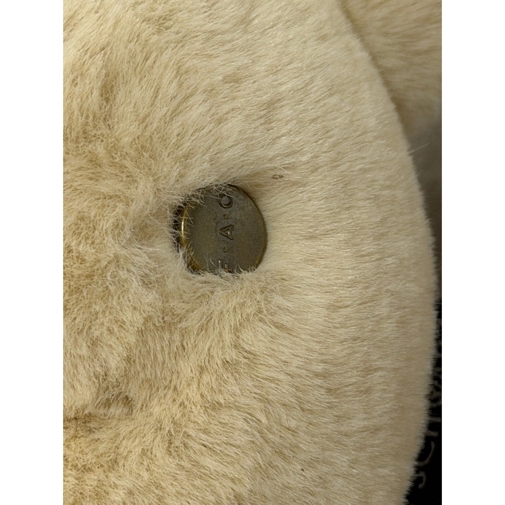 FAO Schwarz "Cheers 4 Ears" Yellow Lab Puppy Dog Plush Bunny Ears and Bowtie - Picture 12 of 16